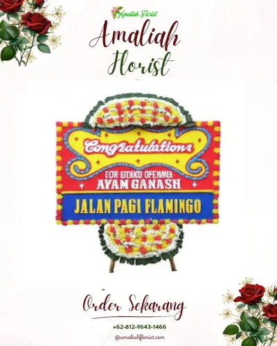 Bunga Papan Congratulation di Duyu